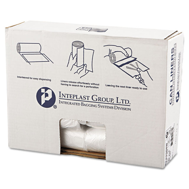 IBS High-Density Commercial Can Liners – Clear, 16 Gallon | 1000 a Case