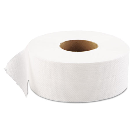 GEN JRT Jumbo Bath Tissue | 9" Diameter | White | 1-Ply | 12 Rolls/Carton