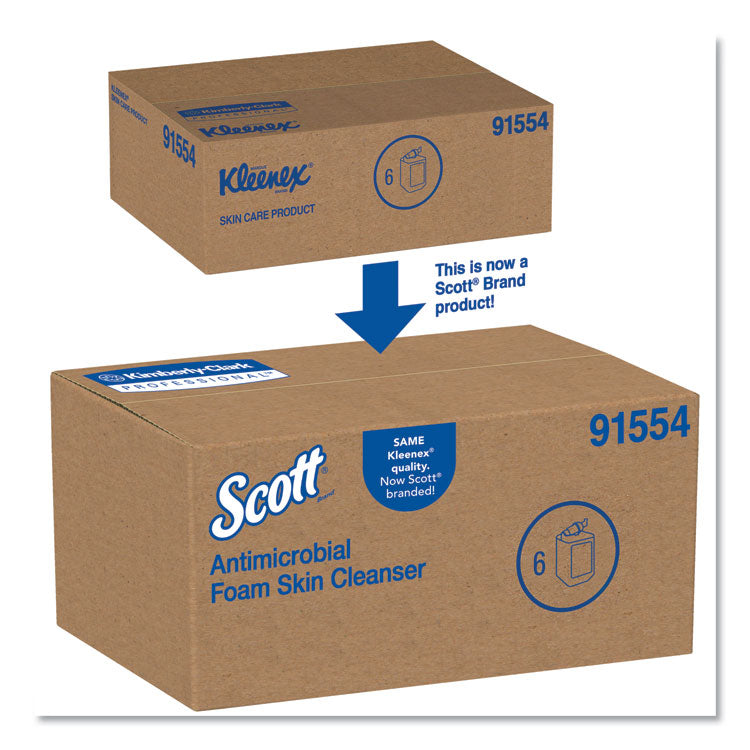 Scott® Antibacterial Foaming Skin Cleanser - 6 Bottles/Carton