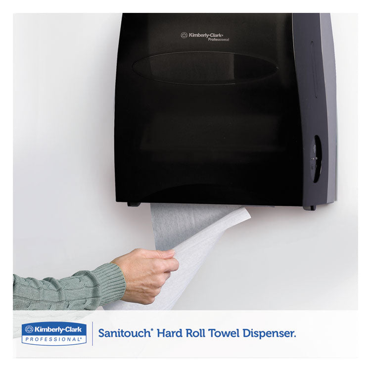 Kimberly-Clark® Sanitouch™ Hard Roll Towel High-Capacity Dispenser - Smoke - (12.63 x 10.2 x 16.13)