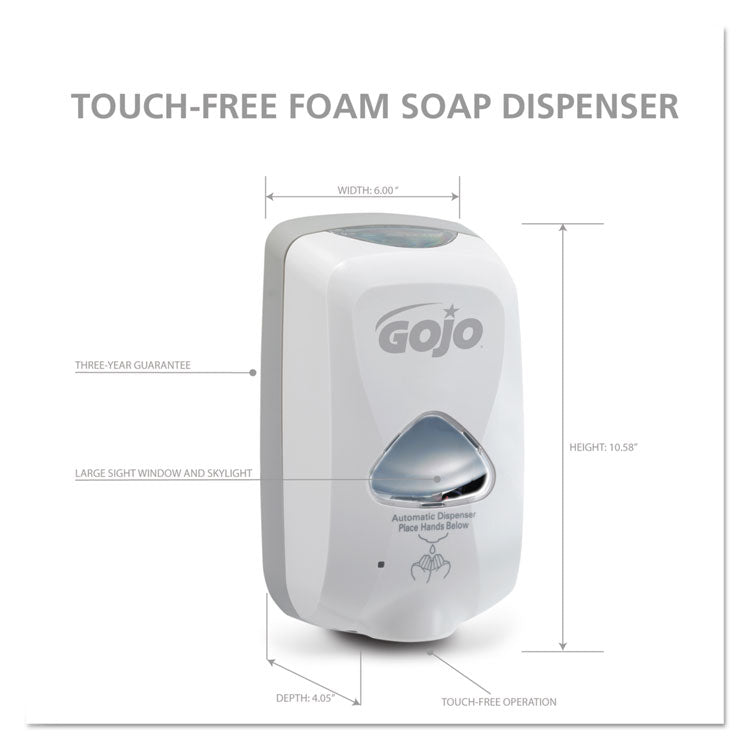 GOJO® TFX™ Touch-Free Automatic Foam Dispenser | 1200 mL | Gray