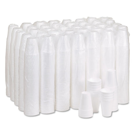 Dart® J Cup® Insulated Foam Cup - 10 oz., White