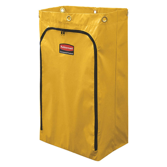 Rubbermaid 6183 Yellow Cleaning Cart Bag Replacement for 6173-88