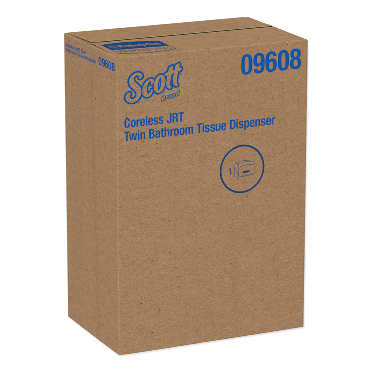 Kimberly-Clark Scott® Essential Coreless Twin Jumbo Tissue Dispenser - Smoke