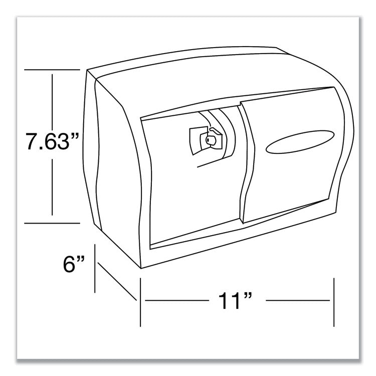 Kimberly-Clark® Scott® Pro Standard Roll Toilet Tissue Dispenser - Stainless Steel