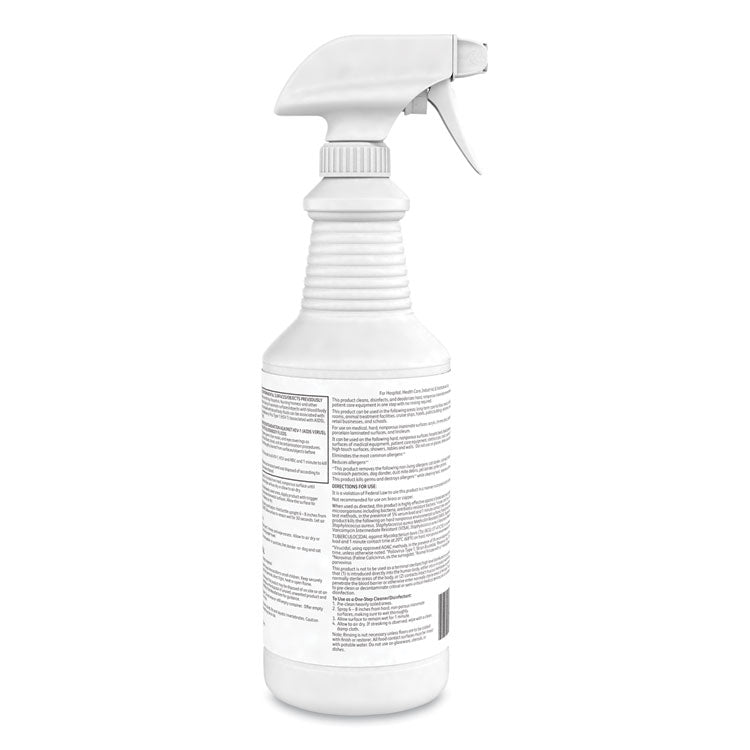 Cleaner and Disinfectant | 32 oz. Trigger Spray Bottle | 12 Pack