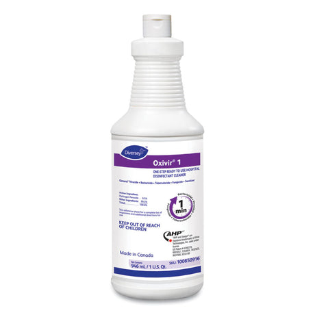 Cleaner and Disinfectant | 32 oz. Trigger Spray Bottle | 12 Pack