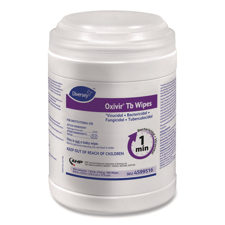 Diversey Oxivir® TB Disinfectant Wipes | 12 Canisters