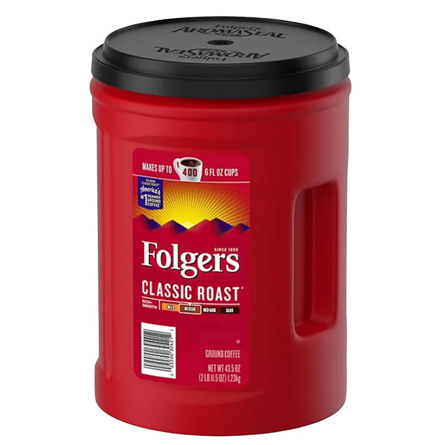 Folger Classic Roast Ground Coffee (43.5 oz.)