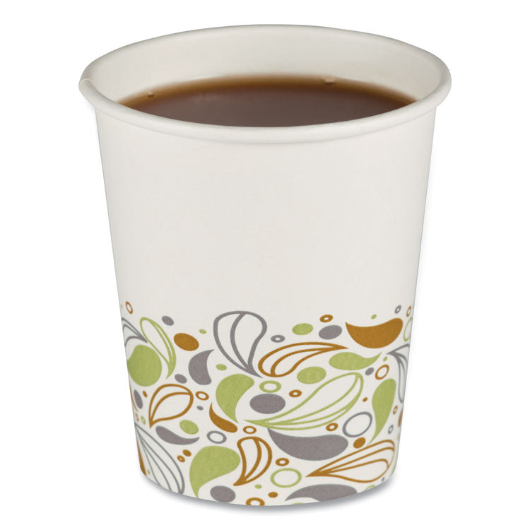 Boardwalk® Deerfield Printed Paper Hot Cups, 8 oz