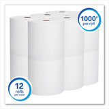 Kimberly-Clark Professional SCOTT High-Capacity Hard Roll Towels - 8 x 1000', White (12 Rolls) | Exceptionally Absorbent, Space-Saving Design | Eco-Friendly & Certified | Compatible with Kimberly-Clark Professional Dispensers