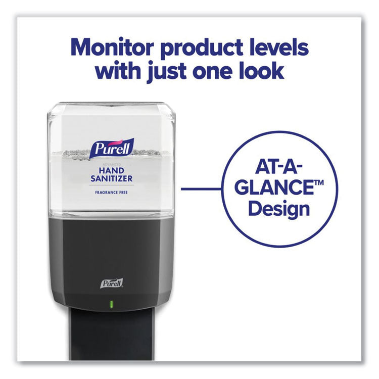 Purell® Touch-Free Hand Sanitizer Dispenser ES8 - Graphite, 1200mL refills.