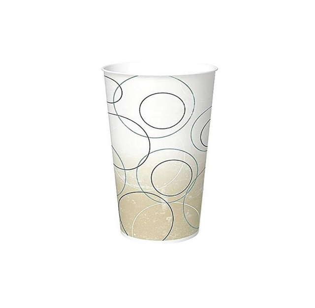 Graphic Packaging Poly-Coated Champagne Paper Cold Cup, 16 oz