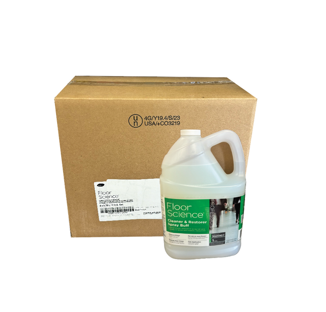 The FLOOR SCIENCE® Spray Buff 1 Gallon Bottles | 4 A Case