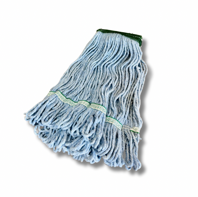 Blue Blend Heavy Duty Wet Mop Head | 16 oz | Green Band