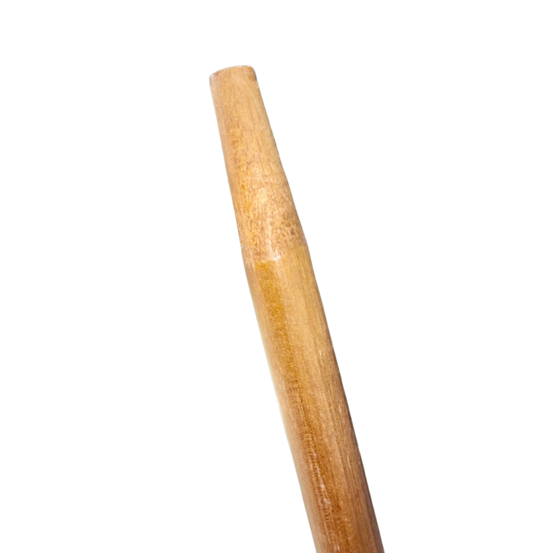 Hardwood Handle With Tapered Tip | Lacquered | 1-1/8" Diameter | 54" Long