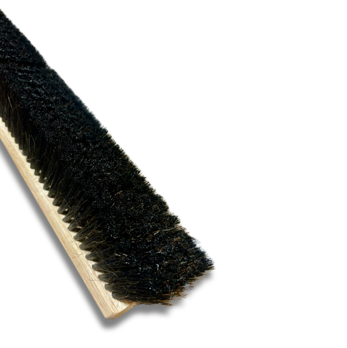 Horsehair & Plastic Horsehair Brush 24" | Black