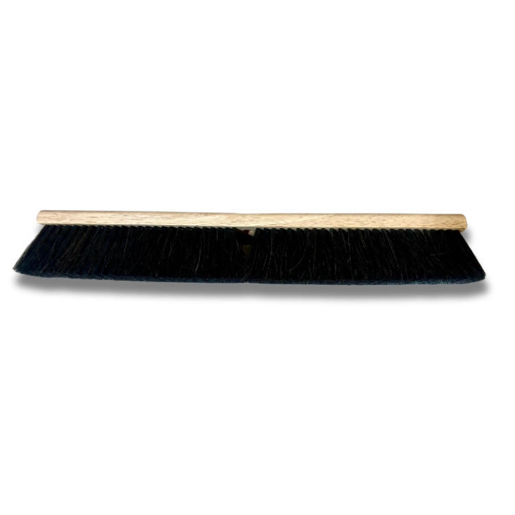 Horsehair & Plastic Horsehair Brush 24" | Black