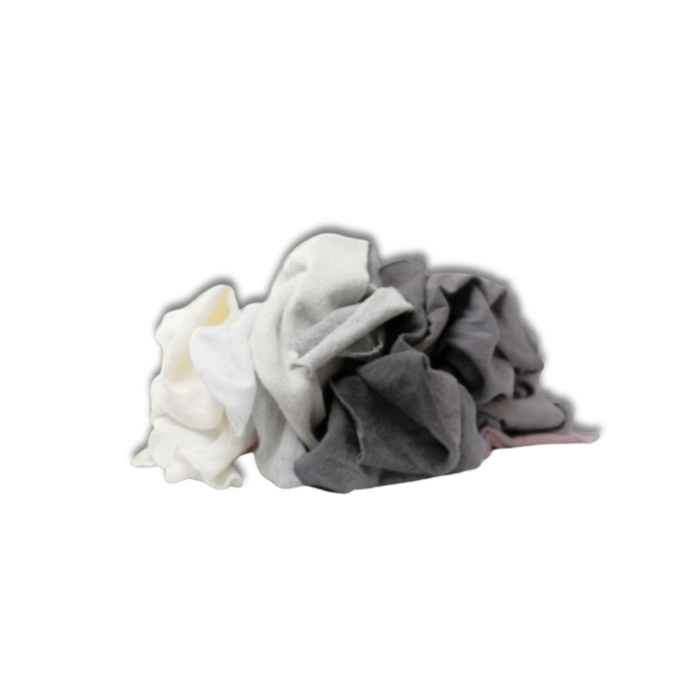 Star Wipers® French Terry Cloth Cotton Rags | White | 50lb Bag