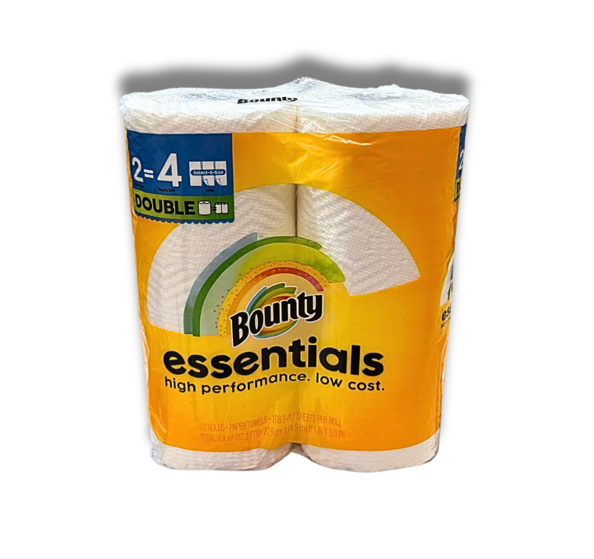 Bounty® Essentials Select-A-Size Paper | 2 per Pack | 8 Packs per Carton