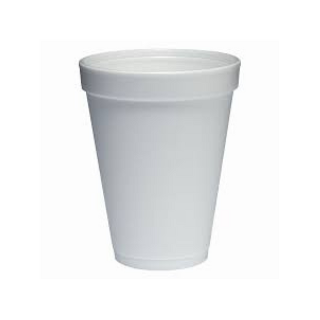 Dart® Foam Drink Cups, 12oz, White