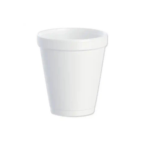 Dart® J Cup Insulated EPS Foam Cup - 8 oz., White 1000 pc