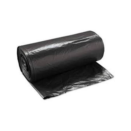 Reliable Low Density Commercial Can Liner, 60 Gallon, 38X58In, Black, 2.0 Mil, 50 Liners/Case