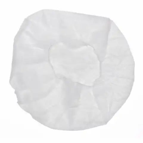 Hospeco Polypropylene White 24” Bouffant Cap